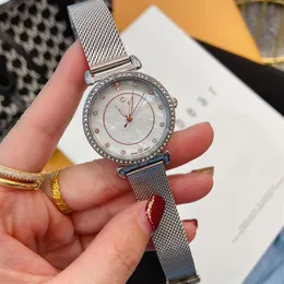 Fashion Brand Watches Women Girl Pretty Crystal style Steel Matel Band Wrist Watch CHA50299c