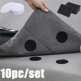 Abbigliamento Armadio Stoccaggio 10 pezzi Lenzuolo Porta materasso Cuscino del divano Coperte Fissaggio Patch universale antiscivolo Home Gripp285i