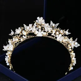 Tiara nupcial de la boda Tocados de diamantes de imitación Diademas nupciales de cristal Accesorios para el cabello Vestidos de novia de noche Piezas para la cabeza Banda para el cabello 49214l