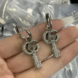 Luxury Designer Key with diamond Dangle Earring I Earrings for women Fashion Ear Studs jewelry wedding Gift with box