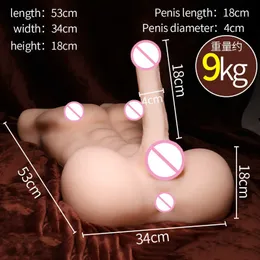 Dolls Toys Sex Massager Masturbator for Men Women Vaginal Automatic Sucking Male Big Dildos Dolls Half Body Gay Anal Lesbian Vagina Masturbation