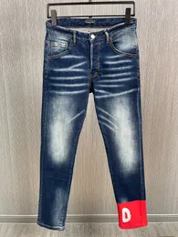 DSQ PHANTOM TURTLE Jeans Uomo Jeans Uomo Luxury Designer Jeans Skinny strappato Cool Guy Causal Hole Denim Fashion Brand Fit Jean Man Washed Pant 60824