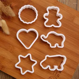 Backformen 1 stücke Kunststoff Cookie Cutter Tropische Blätter Geometrische Schrift Form Kuchen Keks Carving Dekoration Werkzeug