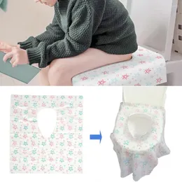 Toilet Seat Covers 20Pcs Cover Soft Comfortable Large Area Protective Non-slip Star Print Disposable Bathroom Supply