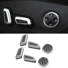 Araç Aksesuarları Koltuk Yan Kontrol Düğmesi Değiştirme Trim Kapak Çerçevesi Audi A4 A5 S4 S5 B9 2017-2020287n için iç dekorasyon
