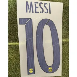 CAVELABLE 2015-2016 Lionel Nameset Superstar #10 Heat Transfer Printing Anpassa namnnummer Soccer Badge