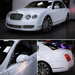 Super High Gloss White Vinyl Car Wrap Glossy Shiny White Film With Air Bubble For Vehicle Wrap Sticker Foil2742
