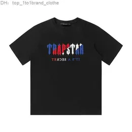 Hochwertige Herren-T-Shirts, Trapstar-T-Shirt, Designer-Hemden, Schwarz und Weiß, Grau, Regenbogenfarben, Sommer, Sport, Mode, Top, kurze Ärmel, Eur-Größe S-XL 15, Trapstar 7O91