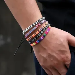 Bracciale Charms Moda uomo Regolabile Durevole Trendy Boho Handmade Bohemian Coppia Bracciali per donna Gioielli unisex GC2223