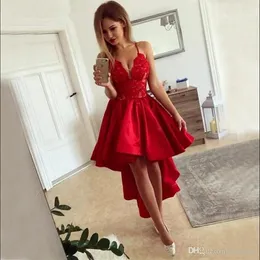 Red Short Lace Cocktail Dresses Women for Homecoming Graduation Gowns Prom Dresses Vestido de Festa Party Pageant Gowns270f