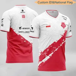 Men's T-Shirts Uniform Jerseys Customized Name Fans T Shirt for Men Women Custom ID Tees Shirt Top Quality Poland Lol CSGO Team G2 E-sports