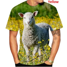 Men's T-skjortor 2023 Anländer Novely Animal She Series T-shirt Män kvinnor 3D-tryck HARAJUKU-stiltröja