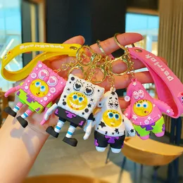 Cartoon keychain cute pie star doll car keychain bag pendant