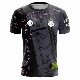 Męskie koszulki 2023 G2 eSports Joker MSI Jersey Mundliform LOL S13 LEC SHIRT SERGEN CELIK YIKE CAPS Custom Id CSGO2 T-Shirt Fan Fan Tees