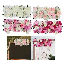 Decorative Flowers Wedding Flower Wall Arrangement Panels DIY Arch Row Road Cited For T Station Door Public Area