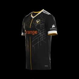 Erkek Tişörtleri Yeni 2022 Fransız E-Sporları Kulübü Bee Vitality Team Tekdüzen Kısa Kollu CSGO Yarışması Takım Summer E-Sports T-Shirt