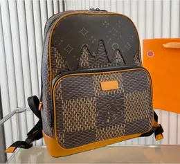 Lvse LvBagsly Travel 2023 Mens Backpack MULTIPOCKET Drip NIGO Bag Designer Shoulder Backpack Student Book bag Satchels Luxurys Handbag Outdoor Luggage Knapsacks M