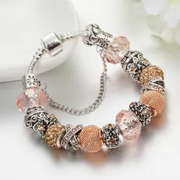 Charm Bracelets JanYee Pulcera Surtidor With Ball For Women DIY Beads Fit Pan Original Bangles Jewelry B22123