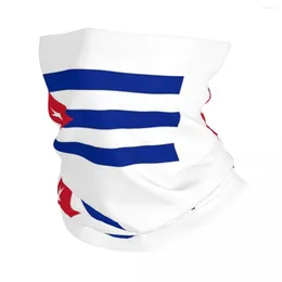 الأوشحة كوبا كوب العلم الوطني باندانا غطاء العنق المطبوعة المطبوعة وشاح متعدد الوظائف يركع أغطية رأس للجنسين للبالغين طوال الموسم
