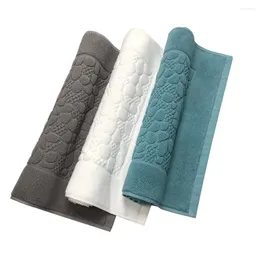 Bath Mats Comfortable Cobblestone Mat Luxury El Home Towel Thick Slip-resistant Doormat Absorbent