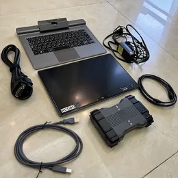 2023.06 MB Star C6 SD Connect for Benz Car Truck MB Star Diagnosis C6 with Software SSD Multi-Languages in V714ラップトップ4G