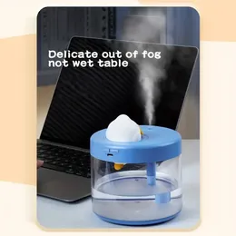 1pc, umidificatore anatra a nebbia fredda, umidificatori ad ultrasuoni, grande nebbia che misura la purificazione e l'idratazione dell'aria del desktop silenzioso Mini nuovo piccolo umidificatore