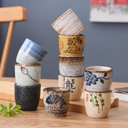 Koppar tefat japansk stil keramisk antik vit vin kopp skake set hem retro kaffekanna shochu klassisk tekopp