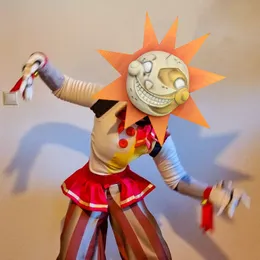 Sun Mask Breach Breach Cosplay Prop Halloween Party Costume Prop