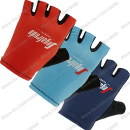 Sporthandskar Team USA Cykelhandskar Herrmästare Cykelgel Gel Half Finger Gloves Mountain Racing Bicycle Jersey MTB Gloves 230720