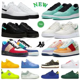 O que o TF Blue 1s Running Shoes Designer Shadow Platforms Mens One Mulheres Treinadores Sapatilhas Triple Utility Branco Preto Spruce Aura Pistachio Frost Outdoor Run Shoe