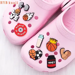 Hybkuaji Basketball Shoe Charms Wholesale Shoes Decorations Shoe Clips PVCバックル靴