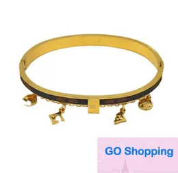 Designer Bracelet Stainless Steel Pendant American Bracelet Gold Plated Affordable Luxury Style Jewelry