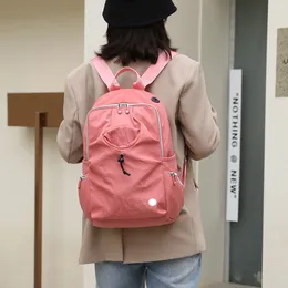 Lu mulheres mochila casual náilon estudante saco de escola escritório multi-função computador mochilas anti-roubo menina saco de armazenamento ao ar livre ll8052
