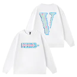 VLONE Pullover Men and women "V" Rabbit Letter Print Pullover Fashion Trend Hip-Hop Casual Brand Top Men's Luxury Clothing Street Top Quality Cotton Sweatshirt VL122