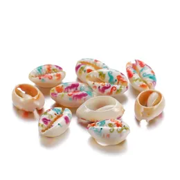 Shell Knochen Korallen Mode Gemalt Natürliche Muscheln Conch Perlen Für Sandstrand Schmuck Machen DIY Halskette Armband Zubehör 1 Dhjze