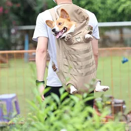 Marsupio per cani Borsa per animali Zaino anteriore Spalla di design Portatile Cucciolo da trasporto Escursionismo per borse da viaggio all'aperto Accessori