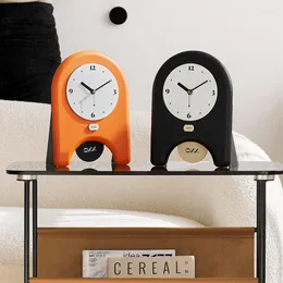 Väggklockor Designer Modern Watch Quartz Classic Elegant Wood Art Black Silent Sweet Stylish Reloj Pared Home Decor Interior