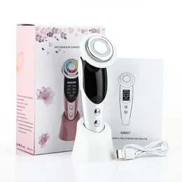 Face Massager 7-in-1 facial massager intermediate therapy RF for facial devices EMS skin tightening and lifting device LED care 230724