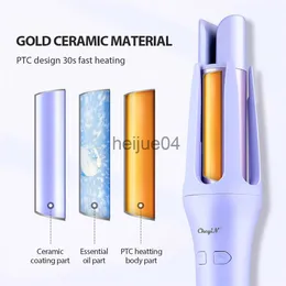 Curling Irons CkeyiN 32MM Automatic Hair Curler Auto Rotating Ceramic Curling Iron Air Spin Wand Waver Curl Fast Heat Hair Care Styling Tool x0721