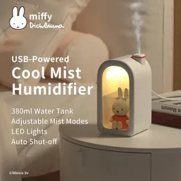 1pc 380ML Cool Mist Humidifier 380mL Enlarge Water Tank, 50ml/h Spray Volume, 2 Working Modes: Intermittent Mist (3 Seconds On/3 Seconds Off) & Continuous Mist.