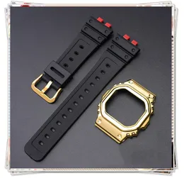 Watch Bands 2-in-1 Watch Stand Border Wrist Strap GMW-B5000 Watch Strap Replacement Bracelet GMWB5000 Watch Strap Cover Protection Case Wrist Strap 230724
