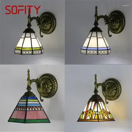 Wall Lamps TINNY European Style Tiffany Lamp LED Creative Simple Vintage Sconce Light For Home Living Room Balcony Aisle