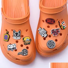 Аксессуары для обуви Soft PVC Cartoon Clog Charm Lady Продажа продуктов для детей Drop Delive OTPQ9