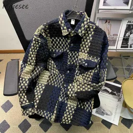 Kurtki męskie Kurtki Mężczyźni High Street HARAJUKU Design Ins Wszech-Match Personal Hipster Casual Casual Coats Teenager Cargo Clothing Mont erkek moda J230724