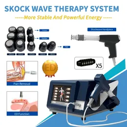 Annan skönhetsutrustning Fysioterapi Shock Wave Machine Shockwave Therapy ESWT Radial Equipment för Sportsmärta Relieve