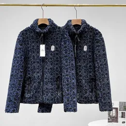 Parkas masculino 2023 novo casaco masculino com zíper completo de lã de carneiro