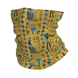 Scarves Egyptian Anubis Ornament Bandana Neck Gaiter Printed Mask Scarf Multi-use Cycling Hiking Fishing For Men Women Adult