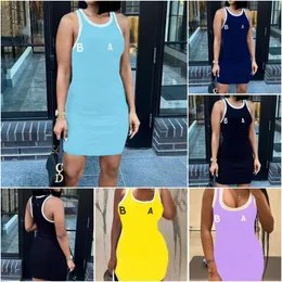 مصمم فستان النساء اللباس الطويل T Shirt Womens Designer Summer Summer Lady BodyCon Uligness Tops Tops Letter Print Dress