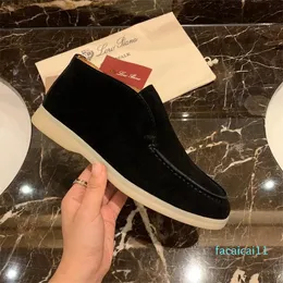 Erkek Ayakkabı Moda Açık Yürüyüş Süet Chukka Boots Yaz Yürüyüşü Loafers Rahat Ayakkabı