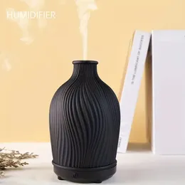 1pc Home Resin Ultraschallfeuchter, einfache Vase -Form Luftreinigungsbefeuchter mit großer Kapazität, kann ätherische Öl -Aromatherapie -Diffusor hinzufügen